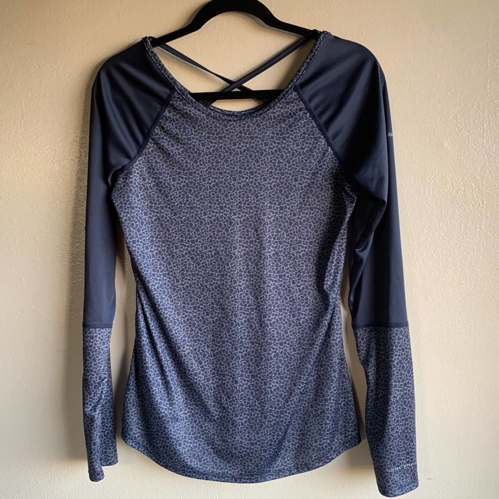 Columbia Women's Blue Whispering Lakes Long Sleeve Omni Shade Top